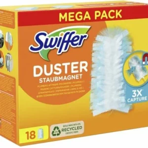 Swiffer Duster Trap & Lock Navulling 18 stuks - Verpakking beschadigd