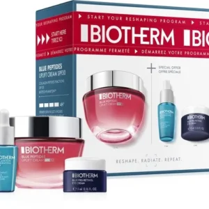 Biotherm Routine Set Life Plankton 7ml + Blue Peptides SPF30 50ml + Pro retinol eye cream 5ml - Beschadigde Verpakking