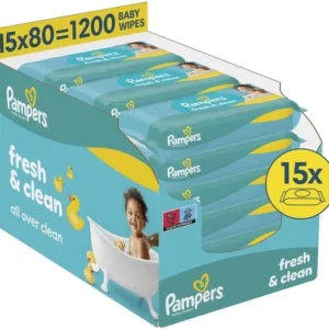 Pampers Fresh Clean Billendoekjes - 1200 stuks