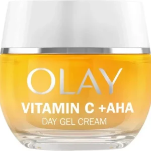 Olay Vitamine C + AHA Hydraterende Gel Dagcrème - Anti-pigmentvlekken - 50 ml - Verpakking beschadigd