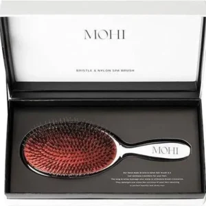 MOHI - Bristle & Nylon Spa Borstel - Platinum Edition | Antiklit Haarborstel - Verpakking beschadigd
