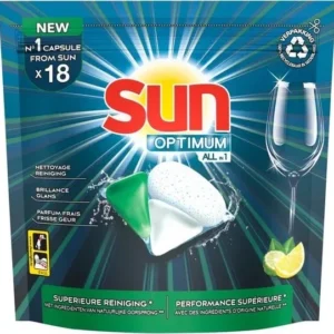 Sun Optimum All-in 1 Vaatwascapsules Citroen 18 capsules