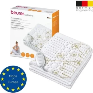 Beurer UB 33 Elektrische deken - Onderdeken - 150 x 80 cm - 3 Warmtestanden - Katoen/fleece - Beschadigde verpakking
