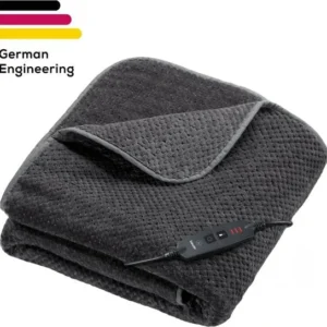 De Beurer HD 65 Dark Grey warmtedeken - 1 persoons 180x130cm - Knuffeldeken - Beschadigde verpakking