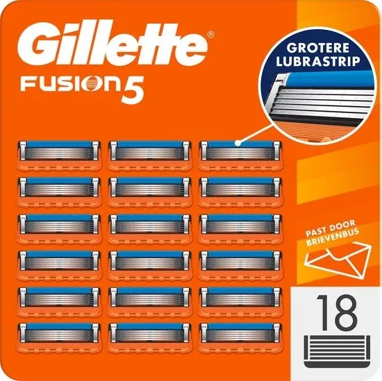 Gillette Fusion5 Navulmesjes 18st. - Verpakking beschadigd