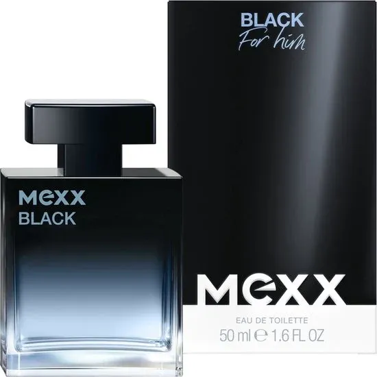 Mexx Black for Him Eau de Toilette Spray 50 ML - Herenparfum