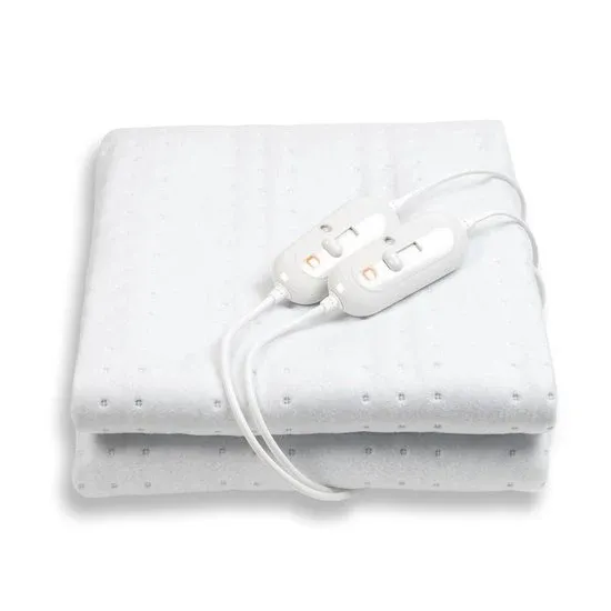 Cresta Care KTS102 Elektrische Warmtedeken 2 persoons machine wasbaar cosy fleece 160x140 cm- beschadigde verpakking