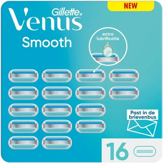 Gillette Venus Smooth Scheermesjes Voor Vrouwen - 16 Navulmesjes - Verpakking beschadigd