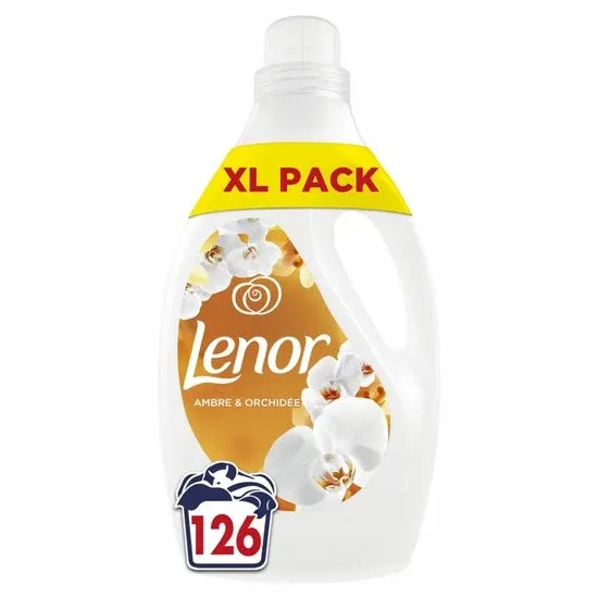 Lenor Wasverzachter Amber & Orchidee - Voordeelverpakking - 126 Wasbeurten