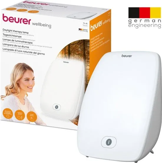Beurer TL 41 Touch Lichttherapielamp - Daglichtlamp - Compact: 22 x 20 cm oppervlak - LED - Touchknop - 10000 Lux (op 20 cm)