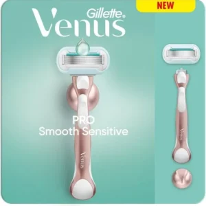 Gillette Venus Pro Smooth Sensitive Scheersysteem - Voor de Gevoelige Huid - 1 Handvat + 1 Scheermesje - Verpakking beschadigd
