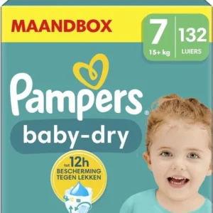 Pampers Baby-Dry - Maat 7 (15kg+) - 132 Luiers