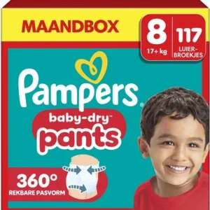 Pampers Baby-Dry Pants - Maat 8 (17kg+) - 117 Luierbroekjes