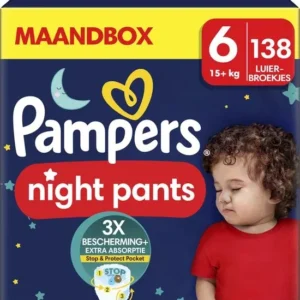Pampers Night Pants - Maat 6 (15kg+) - 138 luierbroekjes