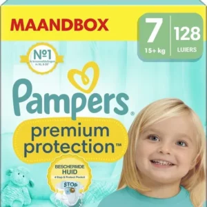 Pampers Premium Protection Luiers - Maat 7 - 128 Stuks - 15kg+