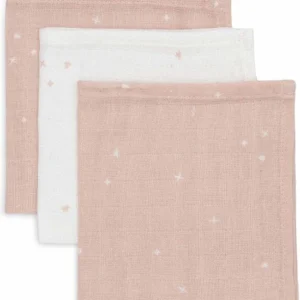 Jollein Monddoekje Hydrofiel Twinkling Wild Rose - 3 Stuks