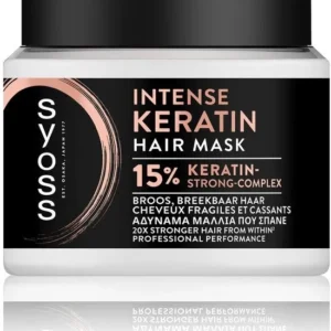 Syoss Keratin - Mask - Haarverzorging - Blauwe Lotus 400ml