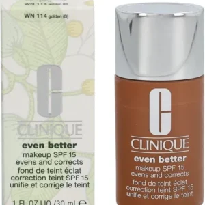 Clinique Even Better Foundation - WN114 Golden - Met SPF 15 - Verpakking beschadigd