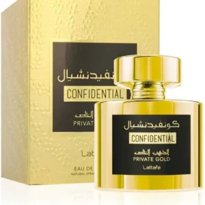 Lattafa Lattafa Confidential Private Gold eau de parfum spray (unisex) 100 ml - Beschadigde Verpakking