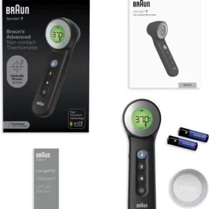 Braun BNT400B Age Precision Touch/No Touch Koortsthermometer Antraciet - Verpakking beschadigd