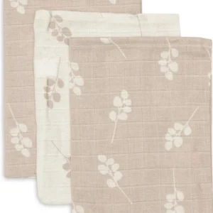 Jollein - Washandje Hydrofiel - Twig Wild Rose - 3 Stuks
