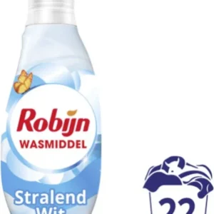 Robijn Klein & Krachtig vloeibaar Wasmiddel - Stralend Wit - 22 wasbeurten