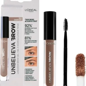 L'Oréal Paris Unbelieva Brow Wenkbrauwgel -6.32 Auburn- waterproof - Beschadigde verpakking