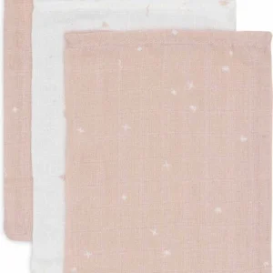 Jollein - Washandje Hydrofiel - Twinkling Wild Rose - 3 Stuks