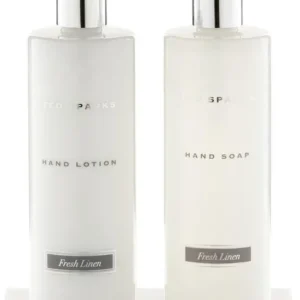 Ted Sparks - Handverzorging Gift Set - Handzeep & Handlotion - Fresh Linen - Verpakking beschadigd
