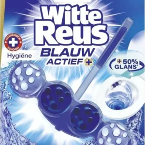 Witte Reus Toiletblok Blauw Actief Hygiëne