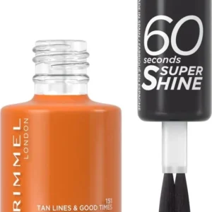 Rimmel 60 Sec Nail Polish Lacquer 8 ML - 151 Tan Lines & Good Times
