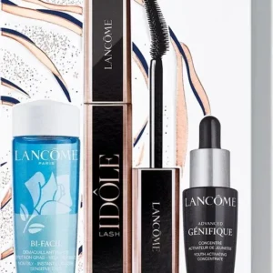Lancôme Lash Idôle Mascara Set - Lash Idôle Mascara Zwart - Bi-Facil Make-up Remover (30 ml) - Advanced Genifique Serum (10 ml) - Geschenkset