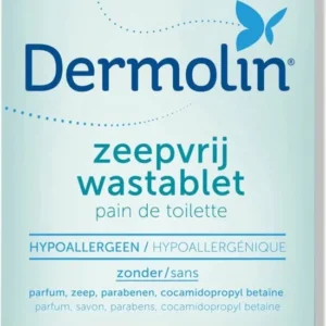 Dermolin zeepvrije wastablet 100 gr - Verpakking beschadigd