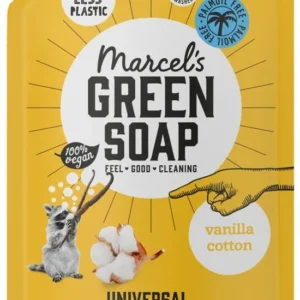 Marcel's Green Soap Wasmiddel Navul Vanille & Katoen 23 Wasbeurten 1 liter