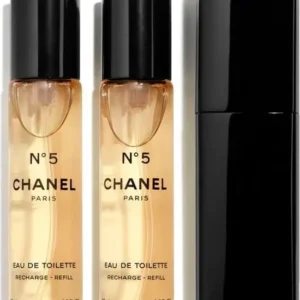 Chanel N°5 Twist and Spray - 3 x 20 ml - eau de toilette - 1 hervulbare spray + 2 navullingen