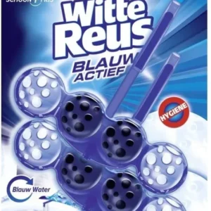 Witte Reus Toiletblok WC Blauw Actief - Hygiene - Duopack