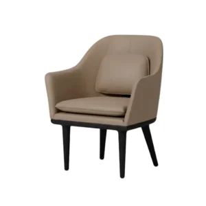 Lunar Lounge-Sessel, small, Schwarz Eiche, Bellagio Quartz 5070 HR von Stellar Works