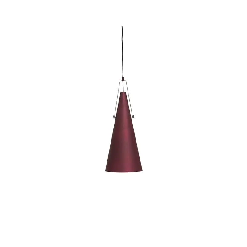 Yama Pendant Metall Middle EU E14 5,5W Rot fra Stellar Works