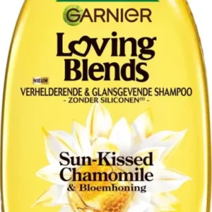 Garnier Loving Blends - Verhelderende & Glansgevende Shampoo - Sun-Kissed Chamomile & Bloemenhoning - Kamille - 300 ml