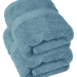 Handtuch Set 50x100 cm 2 Stück Blau - Tauben