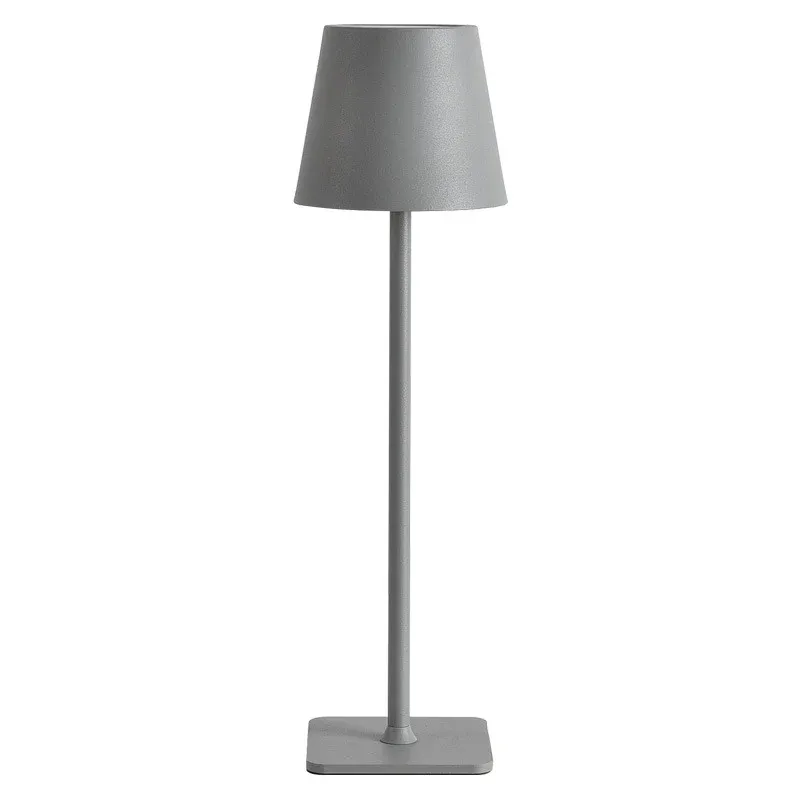 Modern Table Lamp Cordless Rechargeable Metal Design - Product showcase