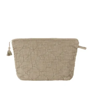 Kulturtasche quiltet, linen fra Ib Laursen