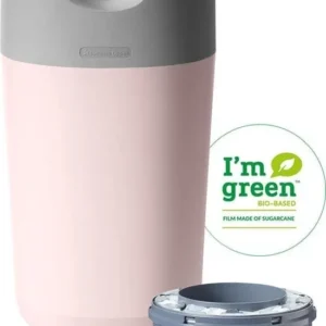 Tommee Tippee Twist & Click Luieremmer - Sangenic Tec - Roze - Verpakking beschadigd