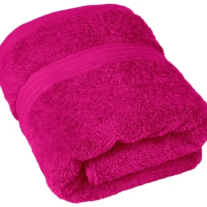 Frottee Handtuch 50x100 cm Pink - Purpur