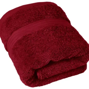 Frottee Handtuch 50x100 cm Rot - Rubin