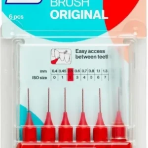 Tepe Interdentale Ragers Original Rood 0,5mm - 6 st.