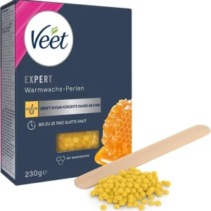 Veet Expert Warme Waxparels met bijenwas - 230 gr - Verpakking beschadigd