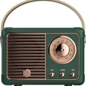 Retro Bluetooth Speaker Vintage Radio Design With Modern Tech - Product showcase