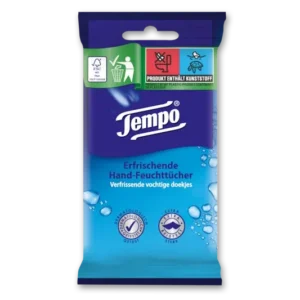 Tempo Fresh To Go Protect | Hygiënische Doekjes Handen | Anti-bacterieel | Desinfectie doekjes | Hygiëne doekjes