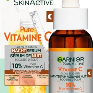 Skinactive 10% Pure Vitamine C Anti-Pigmentvlekken Nachtserum - Verpakking beschadigd